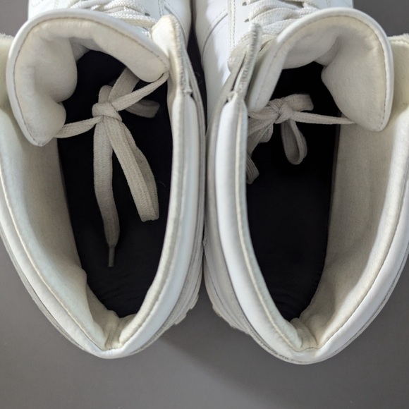 Men’s Sandro Paris authentic size 43 white genuine leather/rubber sole sneaker - Picture 6 of 10
